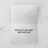 Cowboy Birthday Card Karte (Innenseite)