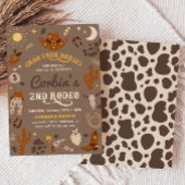 Cowboy Birthday Einladung | 2. Rodeo - Einladung