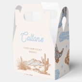 Cowboy Birthday Party Fevor Boxes Geschenkschachtel (Geöffnet)