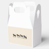 Cowboy Birthday Party - Pferd Geschenkschachtel (Geöffnet)