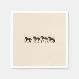 Cowboy Birthday Party - Pferd Serviette