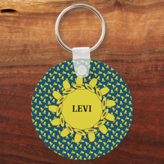 Cowboy Birthday Party Schlüsselanhänger (Vorderseite)