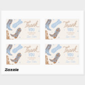Cowboy Birthday Party Sticker (Blatt)