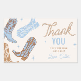 Cowboy Birthday Party Sticker