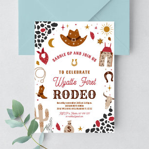 Cowboy Birthday Wild West Cowboy Southwestern Einladung