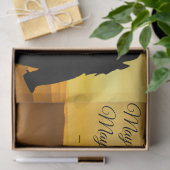 Cowboy Blessing Horse Silhouette Seidenpapier (Geschenk)