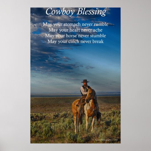 Cowboy Blessing Poster (Vorne)