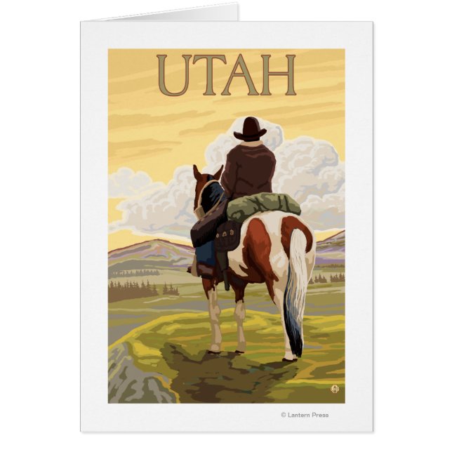 Cowboy (Blick von hinten)Utah (Vorne)