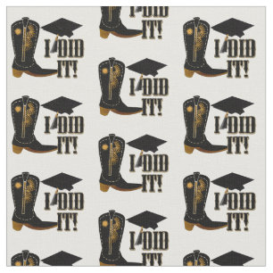 Cowboy Boot Abschluss Stoff