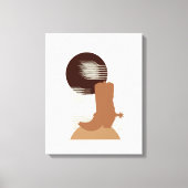 Cowboy Boot in der Leinwand der Wüste Art (Vorderseite)