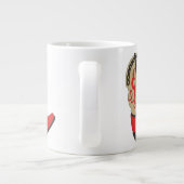 Cowboy Boot in Red Jumbo-Tasse (Rückseite)
