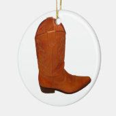 Cowboy Boot Keramikornament (Links)
