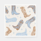 Cowboy Boot Party Napkins Serviette (Vorderseite)