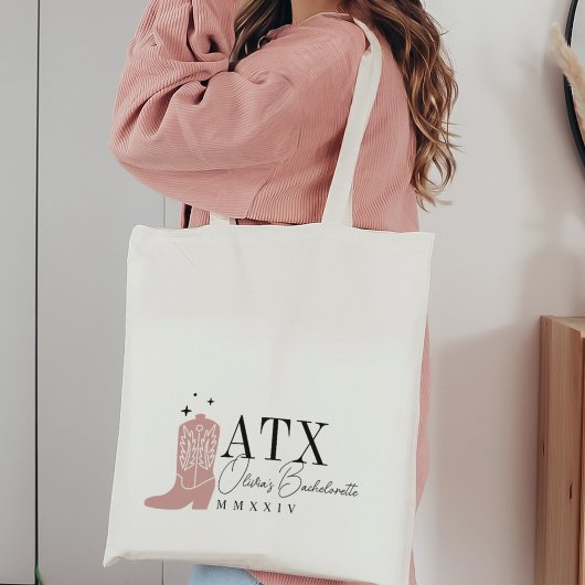 Cowboy Boot Personalisiert Austin Junggeselinnen-A Tragetasche