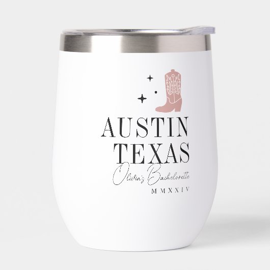 Cowboy Boot Personalisierter Junggeselinnen-Abschi (Links)