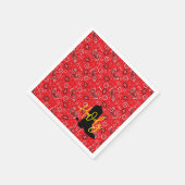 Cowboy Boot Spurs Silhouette HOWDY Serviette (Ecke)