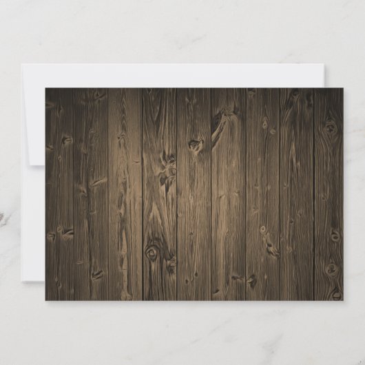 Cowboy Boot Sunflower Engagement Party Einladungen (Rückseite)