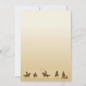 Cowboy Boot und Hat Geburtstag Einladung (Rückseite)