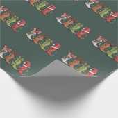 Cowboy Boot Weihnachts-Western Cowgirl Country Xma Geschenkpapier (Ecke)
