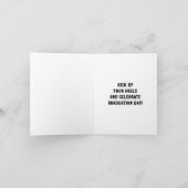 Cowboy Boots Abschluss Karte (Innenseite)