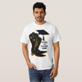Cowboy Boots Abschluss T-Shirt (Vorne ganz)