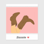 Cowboy Boots Aufkleber (Blatt)