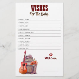 Cowboy Boots Baby Showspiel