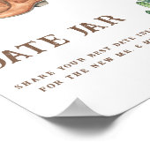 Cowboy Boots Bubbly Brautparty Date Night-Ideen Poster (Ecke)