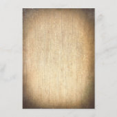 Cowboy Boots Country Wedelinformationen Begleitkarte (Rückseite)