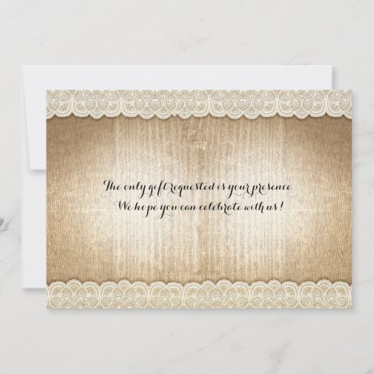 Cowboy Boots Country Western nach Hochzeit GRILLEN Einladung (Rückseite)