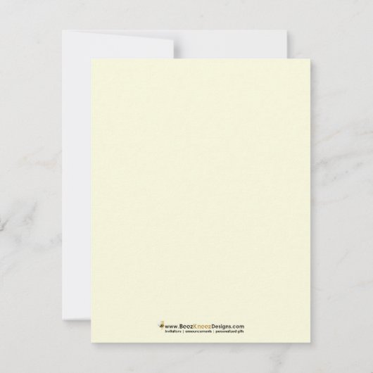 Cowboy Boots Custom Flat Mitteilungskarten (pink) (Rückseite)