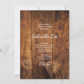 Cowboy Boots Daisies Horse Bit Brautparty Einladung (Rückseite)