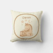 Cowboy Boots & Foal Nursery Pillow Kissen (Vorderseite)