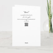 Cowboy Boots Geburtstagskarte Karte (Rückseite)