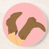 Cowboy Boots Getränkeuntersetzer (Vorne)