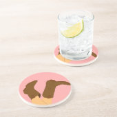 Cowboy Boots Getränkeuntersetzer (Seite)