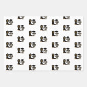 Cowboy Boots Grad Cap und Diploma Abschluss Geschenkpapier Set (Vorderseite 2)