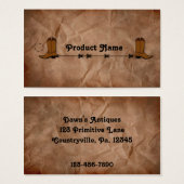 Cowboy Boots Hang Tag (Vorne & Hinten)