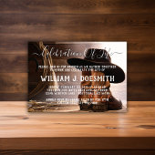 Cowboy Boots Hat Funeral Memorial Service Einladung