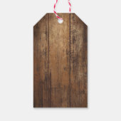 Cowboy Boots, Hat und Lasso Geschenkanhänger (Rückseite)