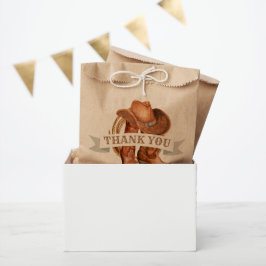 Cowboy Boots, Hat und Lasso Geschenktütchen