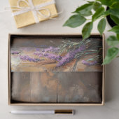 Cowboy Boots Lavender Honey Bee Decoupage Seidenpapier (Geschenk)