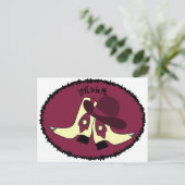 COWBOY BOOTS - MÄDCHEN - LIEBE, ME.pnng ZU SEIN Postkarte (Stehend Vorderseite)