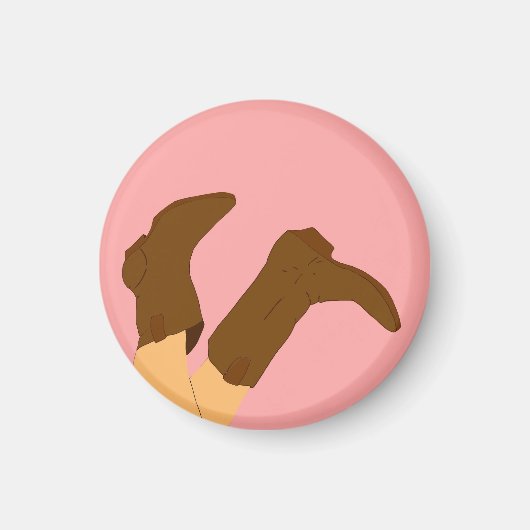 Cowboy Boots Magnet (Vorne)