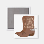 Cowboy Boots mit Spurs Magnet (Vorderseite/Rückseite)
