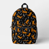 Cowboy Boots Musiknoten Bedruckter Rucksack (Vorderseite)
