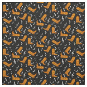 Cowboy Boots Musiknoten Stoff (Muster)