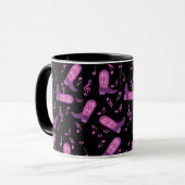 Cowboy Boots Musiknoten Tasse (Vorderseite Links)