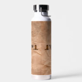 Cowboy Boots Name Trinkflasche (Links)