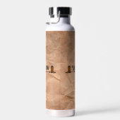 Cowboy Boots Name Trinkflasche (Rechts)